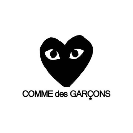 Customized Black Comme Des Garcons Emblem Iron On Transfers (Decal/Sticker) For T Shirt/Jerseys
